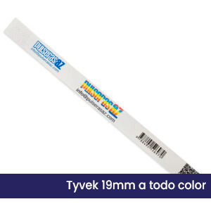 Pulsera de papel tyvek a todo color